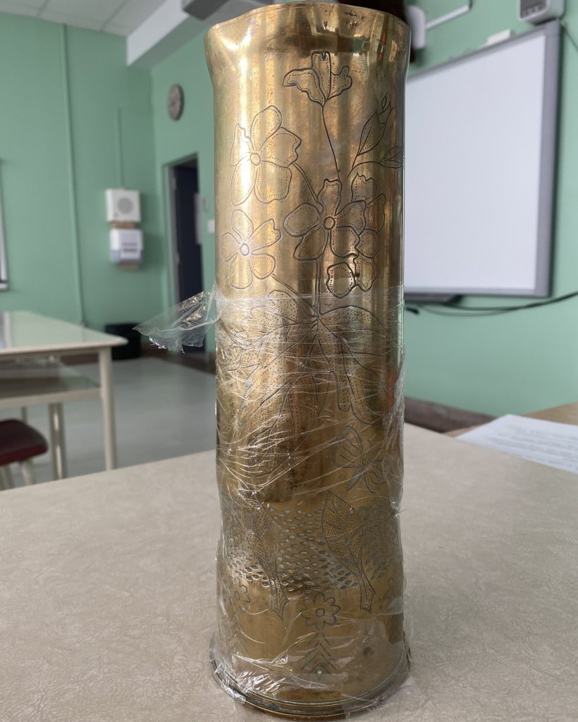 World War I artillery shell 